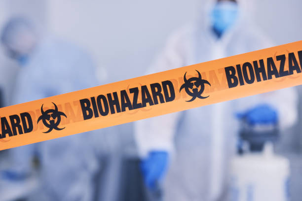 Professional Biohazard technician working in Deerfield, IL